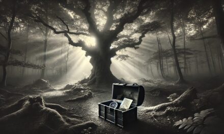 Die Schatz­tru­he im Wald